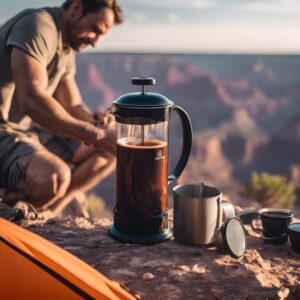 french press camping